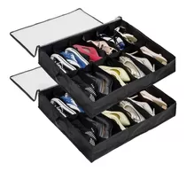 Organizador De Zapatos Bajo Cama 12 Espacios Oferta!!