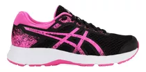 Tênis Asics Raiden 3 Feminino Preto/rosa Corrida E Caminhada