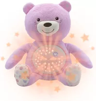 Oso De Peluche Bebe Proyector Luz Marca Chicco Musical