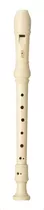 Flauta Dulce Yamaha Escolar Yrs23 Soprano Escuela Colegios Color Blanco Marfill