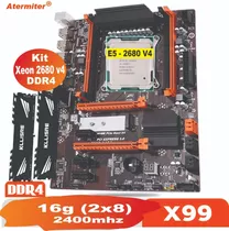 Kit Xeon 2680v4 + Placa Turbo + 16gb Ddr4 + Gabinete + Ssd