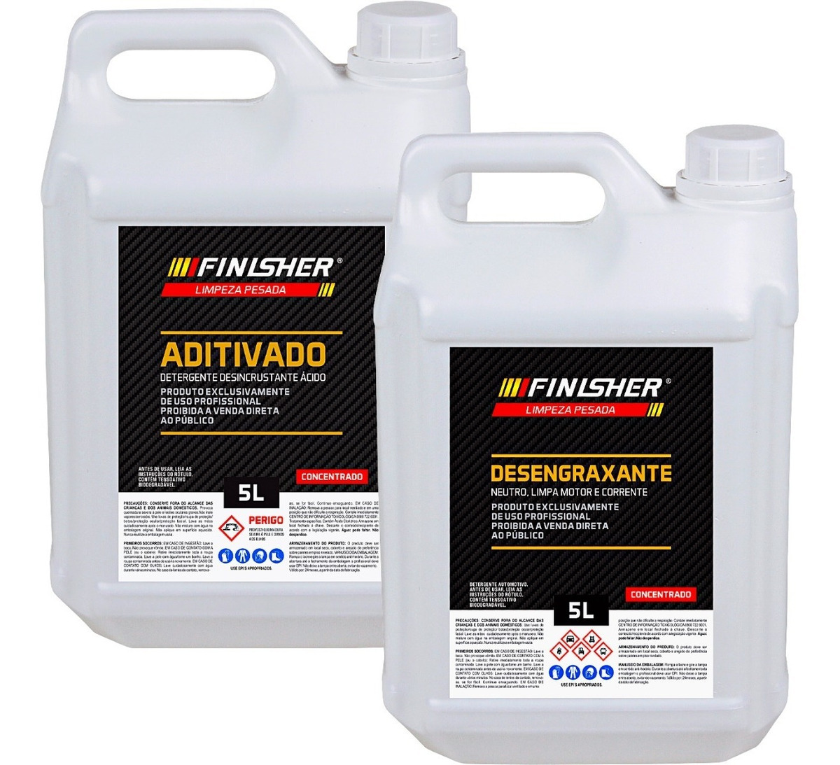 Aditivado Finisher Detergente Limpa Ba Intercap L Frete Gr Tis