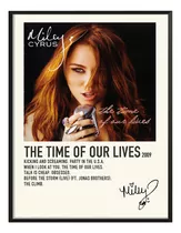 Poster Mileycyrus Album Music Tracklist Time Our Lives 80x40