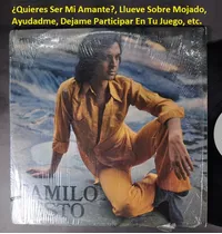 Vinilo Camilo Sesto 1974, Quieres Ser Mi Amante, Ayudadme
