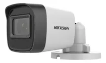 Camara Seguridad Hikvision Full Hd 2mp 1080p Bullet Metálica Color Blanco