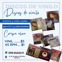 Disco De Acetato Y Vinilo