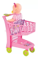 Carrinho Supermercado Infantil Market Rosa Magic Toys