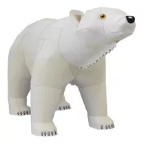 Quebra Cabeça 3d Urso Polar Animal Colagem Frete Grat
