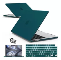 Funda Hard Case Para Macbook Air M2 13 Pulgadas Verde Quetza