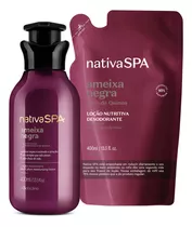  Kit Nativa Spa Ameixa Negra: Loção Hidratante 400ml + Refil