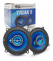 Par Alto Falante Porta Hurricane Triak 5 Pol 100 Rms 4ohms Cor Preto/azul