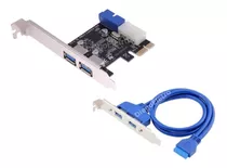 Placa Adaptador Externo Usb 3.0 Pci-e + Espelho Traseiro