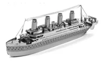 Barco A Escala Para Armar Titanic De Metal 3d Rompecabezas