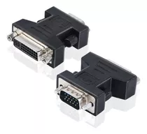 Adaptador Dvi - I Hembra 24+5 A Vga Macho 15 Pines Video Pc Negro Marca Handa