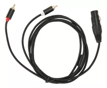 Cable Doble Hembra Desbalanceado De Xlr A 2 Cables De Baja P