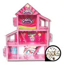 Casa Casinha Boneca Polly +34 Mini Móveis Mdf Promoção !!!