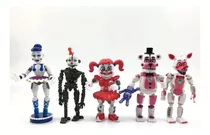 5 Peças Five Nights At Freddy's Sister Location Toys