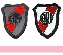 Aplique De River Plate Parche Bordado Termoadhesivo Futbol