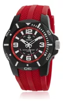 Marea Watch B3535303 Color De La Correa Rojo Color Del Bisel Negro Color Del Fondo Negro