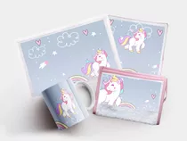 Set De Jardin Personalizado - 4 Piezas - Unicornio 2