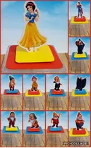 20 Apliques 3d Em Pé Latinha  Caixinha Branca De Neve E 7 An