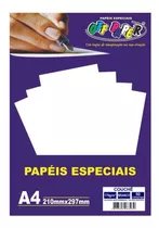 Papel Couchê A4 Branco 170g Off Paper 50 Folhas