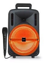 Parlante Mlab Street 3 8707 Bluetooth Karaoke 2000w Naranja