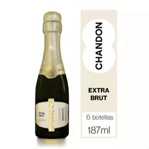 Chandon Extra Brut Espumante (6 Botellas 187ml)