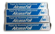 Papel Aluminio Rollo 80 Mts / Alcasa Foil Disponible