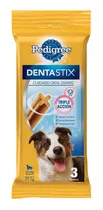 Snacks Perro Pedigree Denta Stix Raza Mediana (3 Un.) 