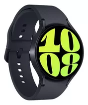 Smart Watch Reloj Samsung Galaxy Watch 6 44mm Gtia Oficial Color De La Caja Blanco Color De La Malla Graphite Color Del Bisel Negro Diseño De La Malla Silicona