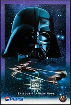Poster Retrô  Star Wars 1997 - Pepsi - Decor - 33 Cm X 48 Cm