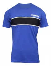 Remera Manga Corta Azul Racing Yamaha Alpinestars Hombre