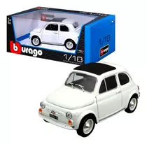 Auto Burago 1/18 Plus Fiat 500f 1965