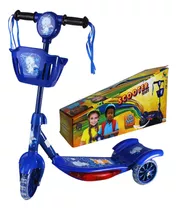 Patinete Infantil Brinquedo Scooter 3 Rodas Com Som Luz Led