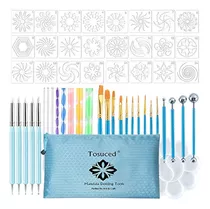 ~? 53pcs Mandala Dotting Tools Set Para Pintar Rocas, Arte D