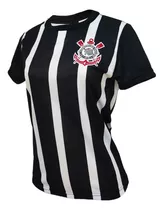 Camisa Feminina Corinthians Retro 1983 Democracia Listrada