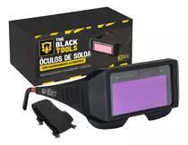 Óculos De Solda Para Soldador C/ Escurecimento Automático Cor Preto Liso