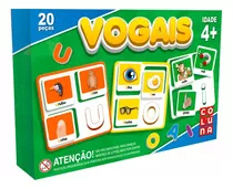 Brinquedo Educativo Jogo Vogais 20 Peças Coluna Gala