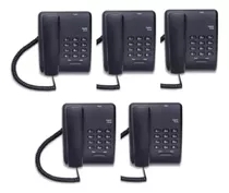 Teléfono Fijo De Mesa Gigaset Da180 Negro Combo 5 Unidades 