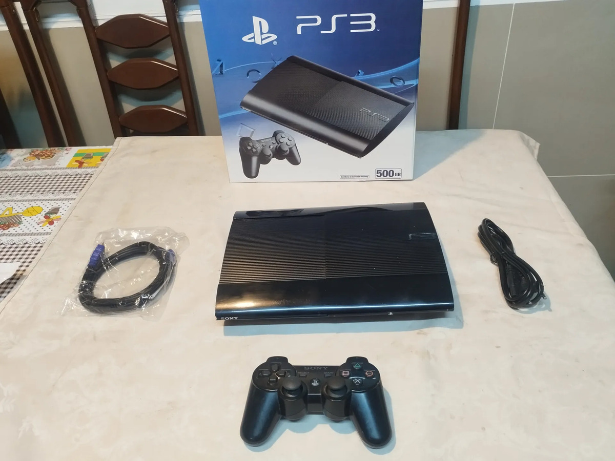 Playstation 3 Super Slim 500gb Cech 4001c Ps3 Consoles | Mercado Livre