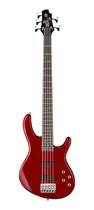 Bajo Cort Action Bass V Plus 5 Cuerdas Rojo + Funda - Plus