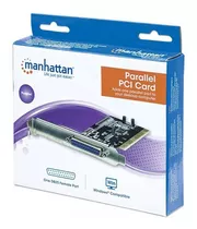 Tarjeta Paralelo Db25 Pci Impresora Lpt Manhattan 158220