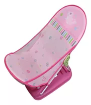 Cadeira Banheira Infantil Bebê Banho Menina Dobrável  Rosa