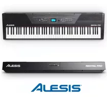 Piano Digital 88 Teclas Action Hammer  Alesis Recital Pro 