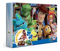Quebra Cabeça Toy Story 4 Com 48 Peças Grandão - Toyster