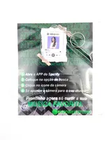 Chaveiro Personalizado Interativo Spotify Qr Code (musica) 