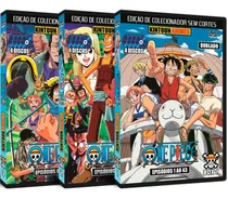 Dvds One Piece Box 1, 2 E 3 - Episódios 1 Ao 130 Dublado