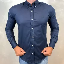 Camisa Manga Longa Azul