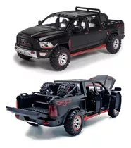 Dodge Ram Trx Miniatura Carro Caminhonete Ferro Abre Porta